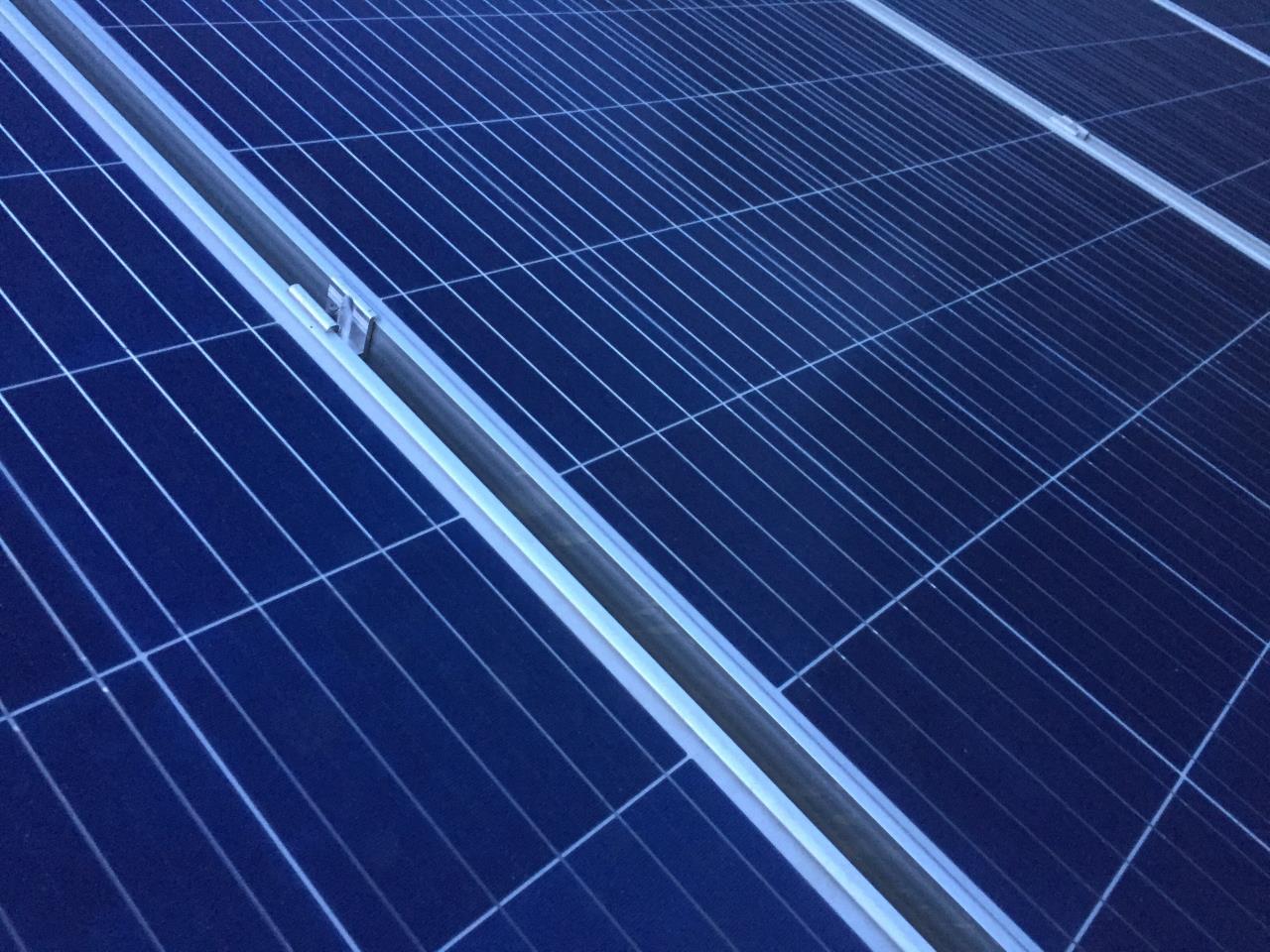 Solar Panels Close Up