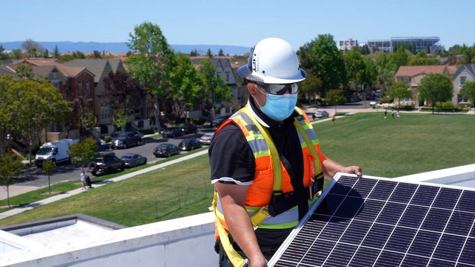 Northside solar install